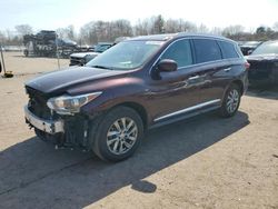 Salvage cars for sale from Copart Chalfont, PA: 2015 Infiniti QX60