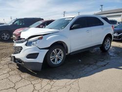 Salvage cars for sale from Copart Chicago Heights, IL: 2017 Chevrolet Equinox LS