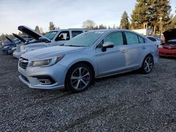 Salvage cars for sale from Copart Graham, WA: 2018 Subaru Legacy 2.5I Limited
