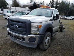 Salvage trucks for sale at Arlington, WA auction: 2012 Ford F550 Super Duty