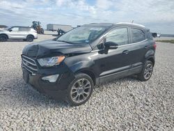 Salvage cars for sale at Temple, TX auction: 2018 Ford Ecosport Titanium