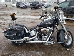 Salvage motorcycles for sale at Elgin, IL auction: 2010 Harley-Davidson Flstc