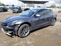 Salvage cars for sale from Copart San Diego, CA: 2022 Tesla Model 3