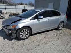 Honda salvage cars for sale: 2012 Honda Civic EX