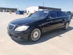 Salvage cars for sale at Grand Prairie, TX auction: 2007 Mercedes-Benz S 550