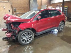 Salvage cars for sale at Ebensburg, PA auction: 2020 Ford Edge Titanium