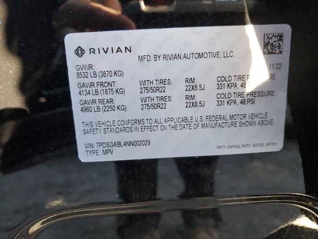 2022 Rivian R1S Launch Edition