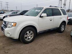 Salvage cars for sale at Elgin, IL auction: 2011 Ford Escape Limited