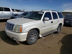 Cadillac salvage cars for sale: 2004 Cadillac Escalade Luxury