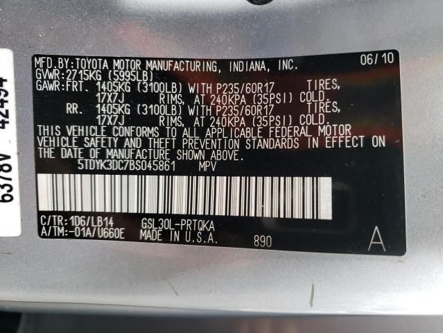 2011 Toyota Sienna XLE