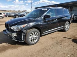 Salvage cars for sale from Copart Colorado Springs, CO: 2014 Infiniti QX60