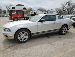 Salvage cars for sale at Wichita, KS auction: 2012 Ford Mustang