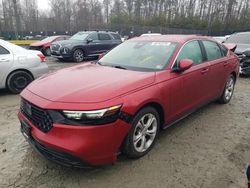 Salvage cars for sale at Waldorf, MD auction: 2024 Honda Accord LX