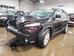 Salvage cars for sale at Elgin, IL auction: 2017 Jeep Cherokee Latitude