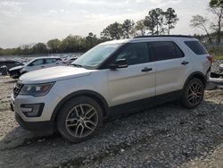 Salvage cars for sale from Copart Byron, GA: 2016 Ford Explorer Sport