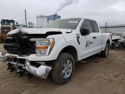 Salvage cars for sale at Chicago Heights, IL auction: 2021 Ford F150 Super Cab