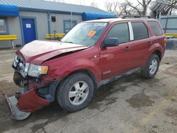 Salvage cars for sale at Wichita, KS auction: 2008 Ford Escape XLT