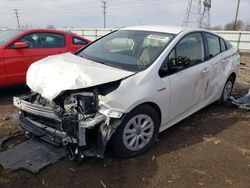 Salvage cars for sale at Elgin, IL auction: 2019 Toyota Prius