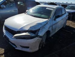 Salvage cars for sale at Elgin, IL auction: 2015 Honda Accord EXL