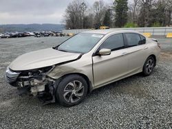 Vehiculos salvage en venta de Copart Concord, NC: 2017 Honda Accord LX