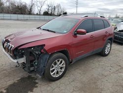 Salvage cars for sale from Copart Bridgeton, MO: 2017 Jeep Cherokee Latitude