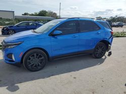 Salvage cars for sale at Orlando, FL auction: 2024 Chevrolet Equinox RS
