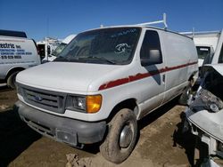 Ford salvage cars for sale: 2005 Ford Econoline E250 Van