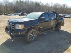 Salvage trucks for sale at Grenada, MS auction: 2015 GMC Canyon SLE
