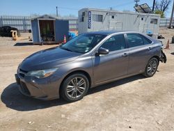 Salvage cars for sale at Oklahoma City, OK auction: 2015 Toyota Camry LE
