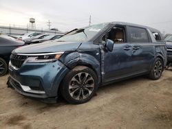 Salvage cars for sale at Chicago Heights, IL auction: 2023 KIA Carnival EX