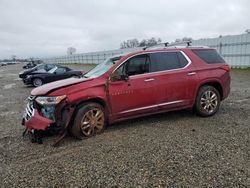 Salvage cars for sale from Copart Anderson, CA: 2019 Chevrolet Traverse High Country