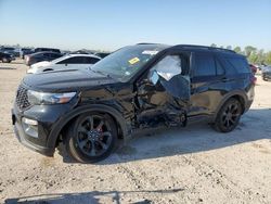Salvage cars for sale at Houston, TX auction: 2023 Ford Explorer ST