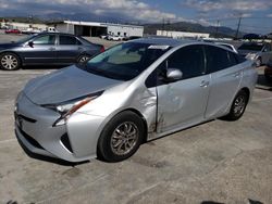 Salvage cars for sale from Copart Sun Valley, CA: 2018 Toyota Prius