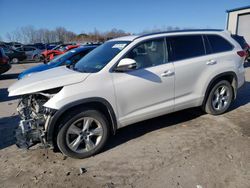Salvage cars for sale from Copart Duryea, PA: 2018 Toyota Highlander Limited
