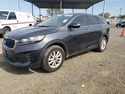 KIA Sorento salvage cars for sale: 2019 KIA Sorento LX