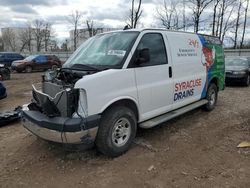 Salvage cars for sale from Copart Central Square, NY: 2020 Chevrolet Express G2500
