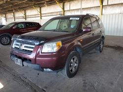 Honda Pilot EX salvage cars for sale: 2008 Honda Pilot EX