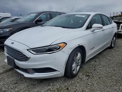 Copart select cars for sale at auction: 2018 Ford Fusion SE Hybrid