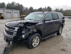 Salvage cars for sale from Copart Mendon, MA: 2015 Chevrolet Tahoe K1500 LT