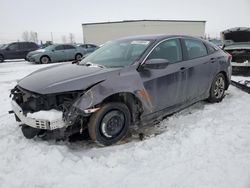 Salvage cars for sale from Copart Rocky View County, AB: 2018 Honda Civic LX