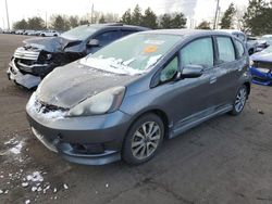 Salvage cars for sale from Copart Denver, CO: 2013 Honda FIT Sport