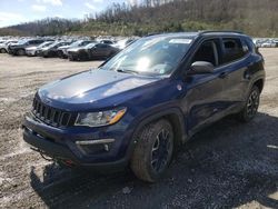 Salvage cars for sale at Hurricane, WV auction: 2021 Jeep Compass Trailhawk