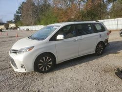 Toyota Sienna XLE salvage cars for sale: 2018 Toyota Sienna XLE