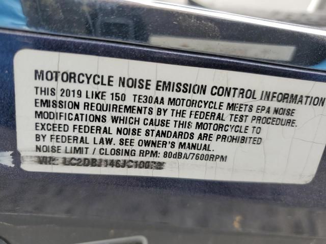 2018 Kymco Usa Inc Like 150