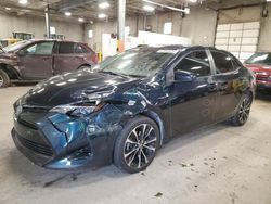 Salvage cars for sale at Blaine, MN auction: 2017 Toyota Corolla L
