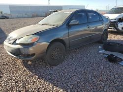 Salvage cars for sale at Phoenix, AZ auction: 2005 Toyota Corolla CE