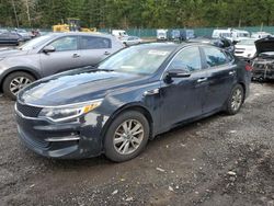 KIA Optima LX salvage cars for sale: 2016 KIA Optima LX