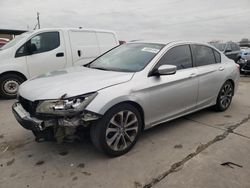 Salvage cars for sale at Grand Prairie, TX auction: 2014 Honda Accord Sport