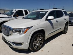 Salvage cars for sale from Copart Haslet, TX: 2017 GMC Acadia Denali