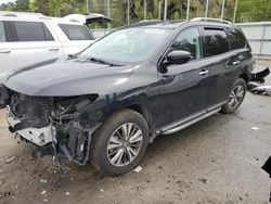 Salvage cars for sale at Savannah, GA auction: 2019 Nissan Pathfinder S